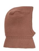 Huttelihut Balaclava Wool Knit Windstop Rosa