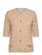 Minus Msfilucca Knit Cardigan Beige
