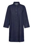 ONLY Onlamari 3/4 Short Dress Wvn Marinblå