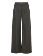 Ahlvar Gallery Mel Check Trousers Grå