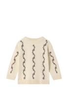 Fliink Alon Flower Pullover Beige