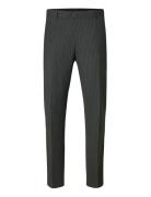 Selected Slhslim-Theo Lano Pinstriped Trs Grå