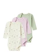 Name It Nbfbody 3P Ls Jet Stream Dot Noos Kräm