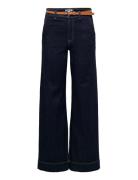 ONLY Onlmadison Hw Wide Belt Dnm Gua Marinblå