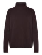 Rosemunde Rwlaica Cashmere Ls Roll Neck Brun
