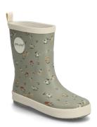 Pom Pom Gumboots? Aop Grön