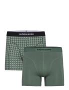 Björn Borg Organic Cotton Stretch Boxer 2P Grön