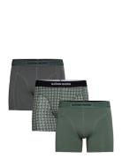 Björn Borg Organic Cotton Stretch Boxer 3P Grön