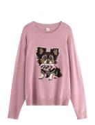 Lindex Knitted Jumper Rosa