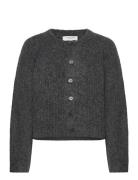 Rosemunde Rwtulip Wool Blend Ls O-Neck Rib Kn Grå