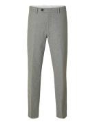 Selected Slh196-Straight Terry Wool Blnd Pnt Noos Grå
