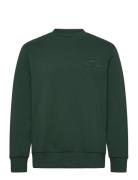 GANT Reg Tonal Shield C-Neck Sweat Grön