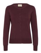 Fransa Frzubasic 60 Cardigan Core Essentia Burgundy