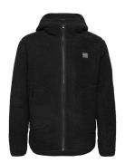 H2O Langli Hooded Pile Jacket Svart