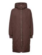 InWear Ektraiw Hood Coat Brun