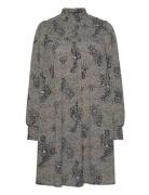 Object Objevelyn L/S Short Dress Rep Multi/patterned