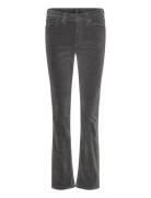 Lauren Ralph Lauren Stretch Corduroy Mid-Rise Straight Pant Grå