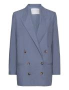 Cathrine Hammel Poplin Suit Blazer Blå