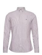 GANT Slim Classic Oxford Stripe Shirt Lila