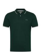 GANT Tipping Ss Pique Polo Grön