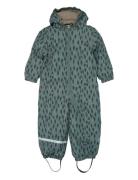 Mikk-line Snow Suit Aop Grön
