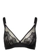 CHANTELLE Lush Wirefree Triangle Bra Svart