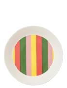 Arabia Vuokko Plate 21Cm Pieni 4-Raita Vit
