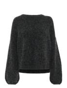Gestuz Gzalpha Slit Pullover Noos Grå