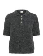 Kaffe Kaemilie Polo Pullover Grå