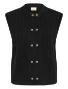 Cream Creroka Knit Slipover Svart