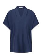 Gerry Weber Blouse 1/2 Sleeve Marinblå