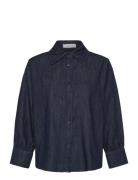 Tomorrow Trw-Key Hepburn 3/4 Shirt Wash Rins Marinblå