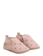 En Fant Slippers Suede Emb. Rosa