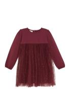 En Fant Dress Tulle Röd