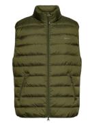 GANT Light Down Vest Khaki Green