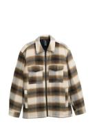 Tom Tailor Wool Shirt Jacket Brun