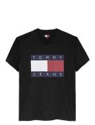 Tommy Jeans Tjm Reg Big Flag Ss Tee Ext Svart