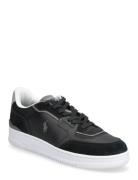 Polo Ralph Lauren Open Masters Suede-Paneled Sneaker Svart