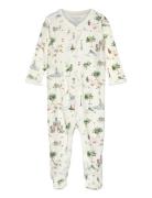 Ralph Lauren Baby Rl Baby X Riley Sheehey Cotton Coverall Kräm