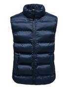 ONLY & SONS Onsunion Seamless Life Puffer Vest Otw Marinblå