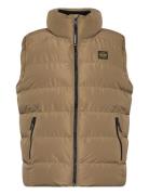 Superdry Sports Puffer Gilet Beige
