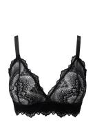 Understatement Underwear Lace Triangle+ Bralette Svart