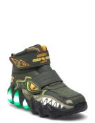 Skechers Boys Skech-O-Saurus Lights 2.0 Khaki Green