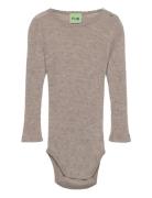 FUB Baby Pointelle Body Brun
