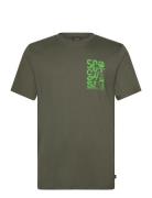 Scotch & Soda Regular Fit Left Chest Logo T-Shirt Grön