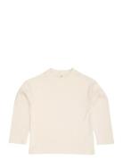 Copenhagen Colors Modal Rib Ls Blouse W. Drop Shoulder Kräm