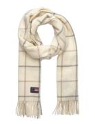 Lexington Clothing Recycled Wool Blend Scarf Kräm