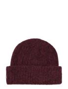 Lexington Clothing Alpaca Blend Knitted Beanie Burgundy