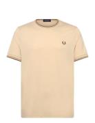 Fred Perry Twin Tipped T-Shirt Kräm