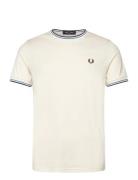 Fred Perry Twin Tipped T-Shirt Kräm